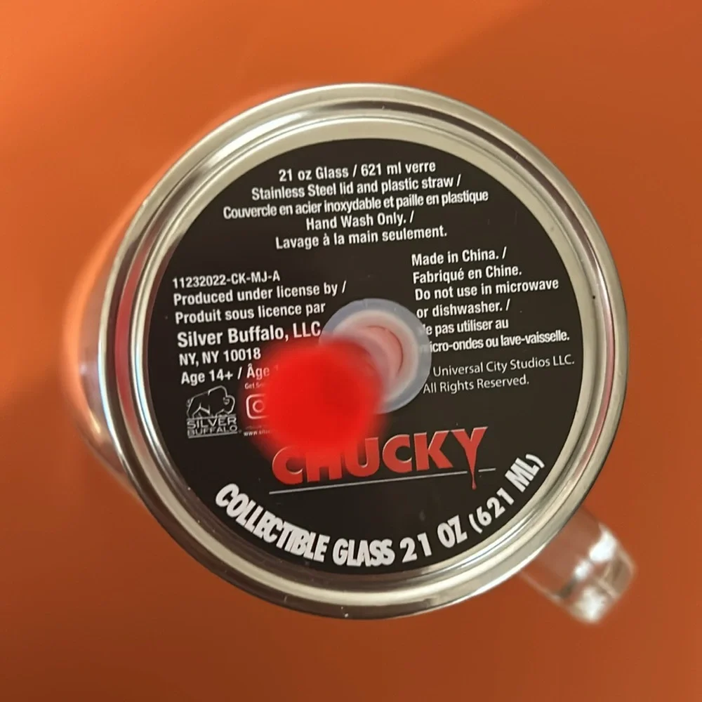 Chucky mason cup child's play cup